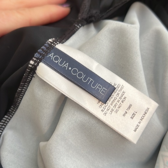 Aqua Couture swim tank top tankini large lotus design - Picture 7 of 7